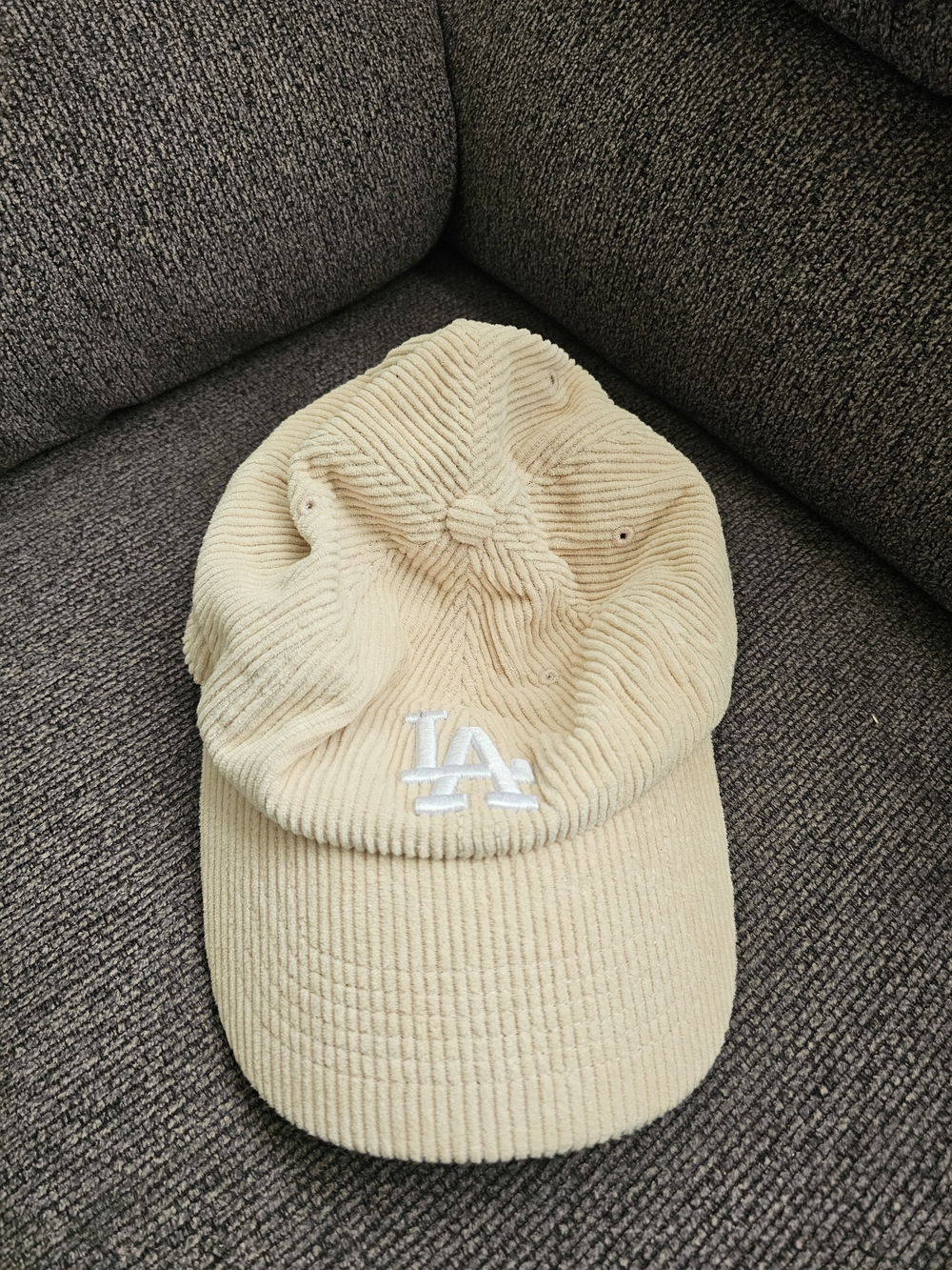 47 Brand LA Corduroy Baseball Cap - Cream